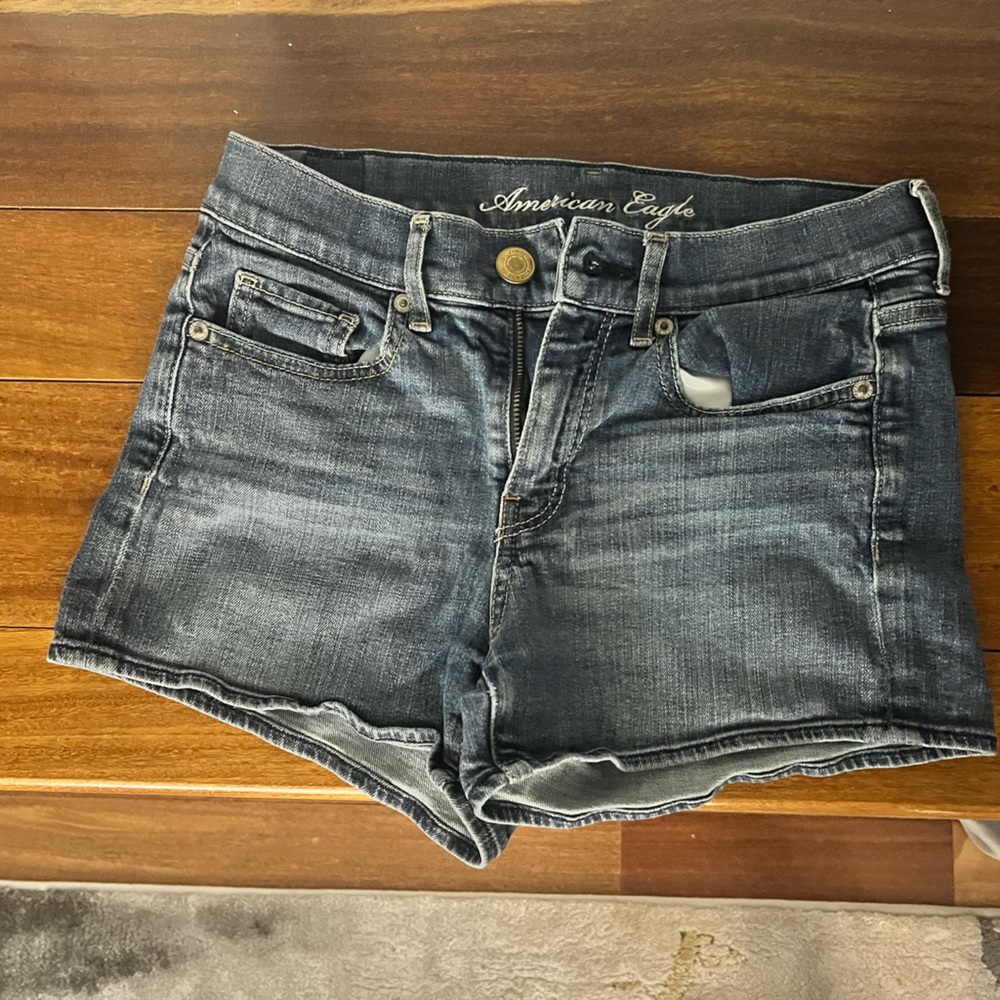 American Eagle Outfitters Dark Wash Denim Shorts